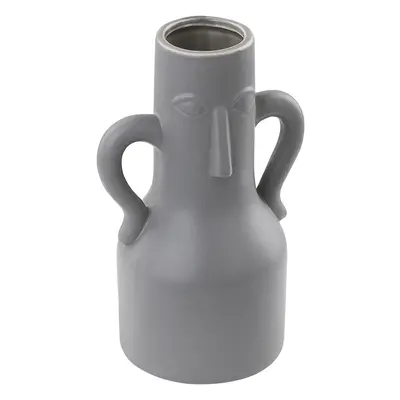 Flower Vase TRIPOLI Ceramic cm Grey