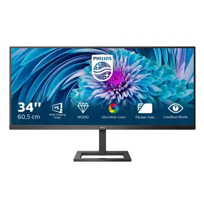 Philips E Line 345E2AE/00 computer monitor 86.4 cm (34") x pixels Black