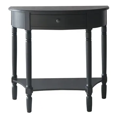 Premier Housewares Heritage Black Drawer Console Table