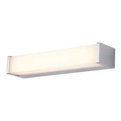 Bathroom Wall Light IP44 Chrome Plate & Opal Pc 8W LED Bulb Included