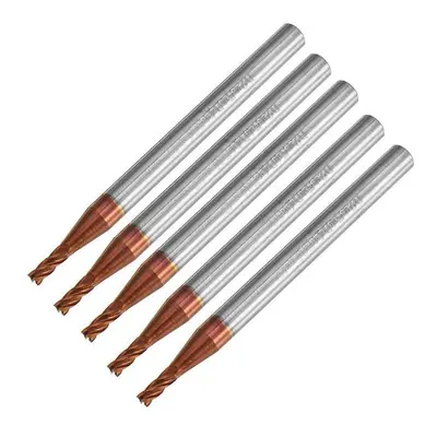 5pcs 2mm Flutes Tungsten Carbide End Mill Cutter HRC55 AlTiN Coating End Mill Cutter