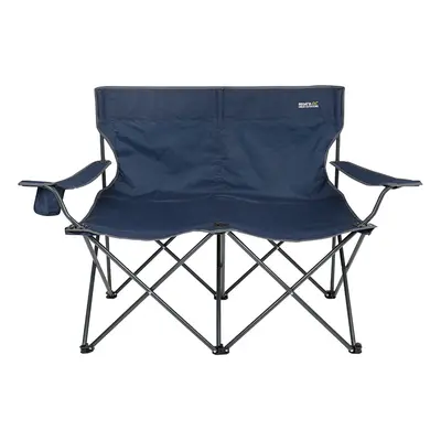 (One Size, Navy/Seal Grey) Regatta Isla Logo Travel Person Camping Chair