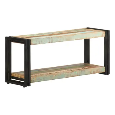 vidaXL TV Cabinet 90x30x40 cm Solid Reclaimed Wood Furniture Console Lowboard