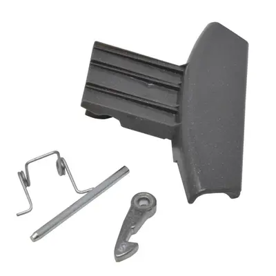 GENUINE INDESIT GRAPHITE HOT/ARI RAD TYPE DOOR HANDLE KIT