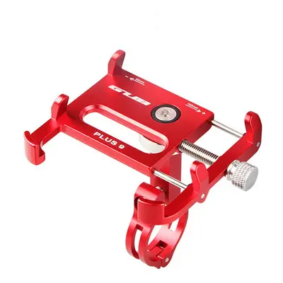 (Red) Aluminum Alloy Bike Phone Holder For iPhone X SE 7/8 Plus 6/6s Plus Samsung Galaxy s6/s7/s