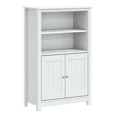 (white, 69.5 x x cm) vidaXL Bathroom Cabinet Storage Cupboard Chest BERG White Solid Wood Pine