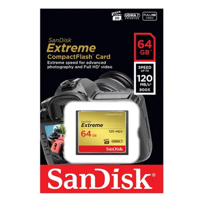 SanDisk 64GB Extreme CompactFlash Card