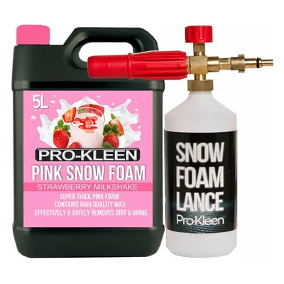 (Strawberry Milkshake) ProKleen Snow Foam Car Shampoo & Nilfisk Lance Kit