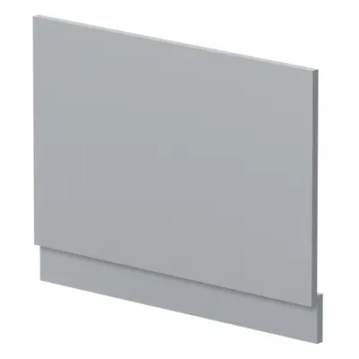 750mm Straight Reversible Bath End Panel & Plinth - Satin Grey