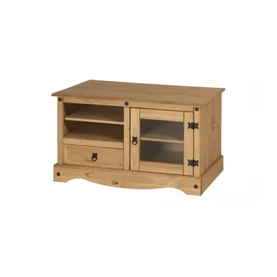 Corona Entertainment TV Stand Unit Solid Pine Furniture