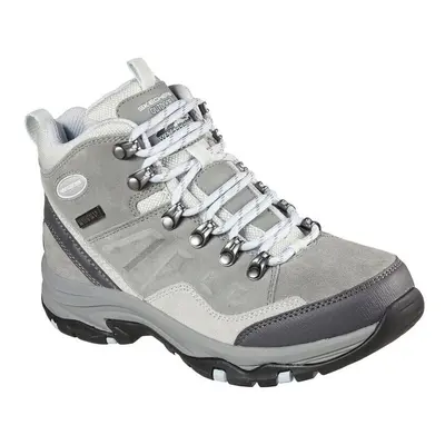 (UK 5) Skechers Womens Relaxed Fit Trego Rocky Mountain Grey Waterproof Boots