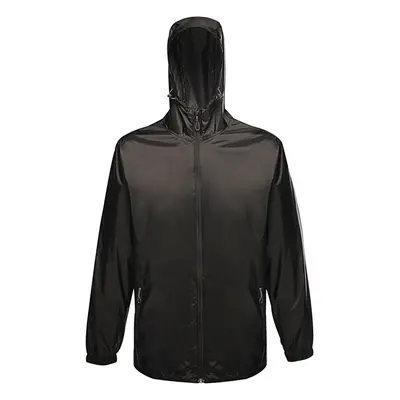 (XS, Black) Regatta Pro Mens Packaway Waterproof Breathable Jacket