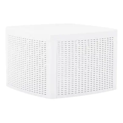 Side Table White 54x54x36.5 cm Plastic