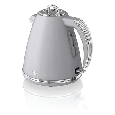 (Grey) Swan SK19020ON, Retro 1.5 Litre Jug Kettle with Degree Rotational Base, 3KW, Orange