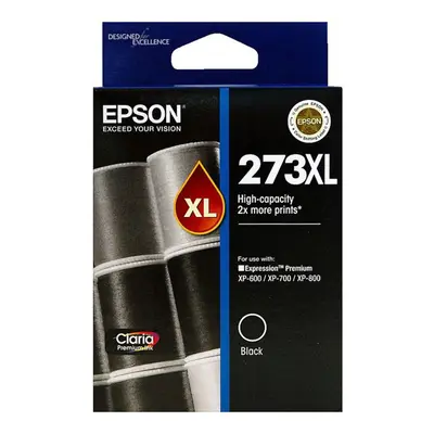 GENUINE Original Epson 273XL Black Ink Cartridge High Capacity Claria T274192