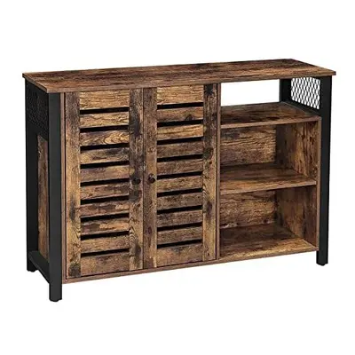 VASAGLE Storage Cabinet, Sideboard with Doors, Adjustable Shelves, for Dining Room, Living Room,