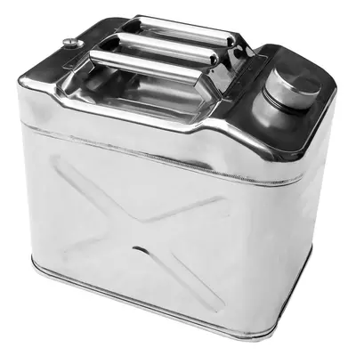 WINCHMAX Jerry Can 20ltr Stainless Steel. Fuel, Petrol, Diesel, Water. Compact Pattern.