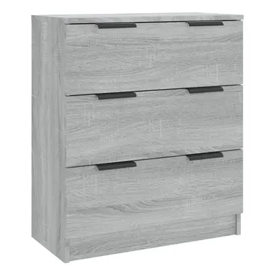 (grey sonoma) vidaXL Sideboard Console Cabinet Storage Cupboard Highboard Engineered Wood