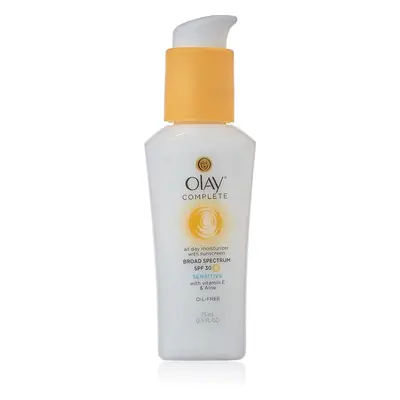 Olay Complete Defense Daily UV Moisturizer SPF 30, Sensitive Skin 2.5 fl oz (75 ml)