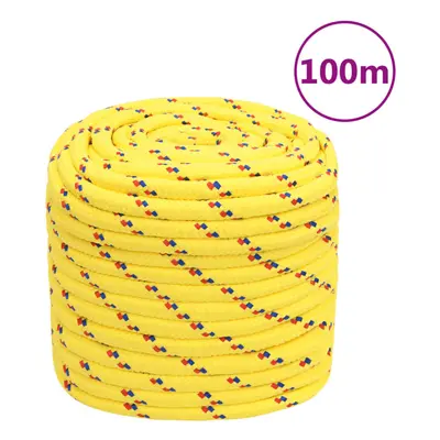 (yellow, mm/ m) Marine Rope Dock Coil Boat Line Polypropylene Rope Multi Sizes Multi Colours