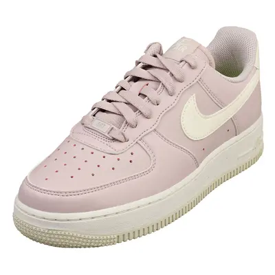 (4.5) Nike Air Force 07 Womens Fashion Trainers in Platinum Violet Sail