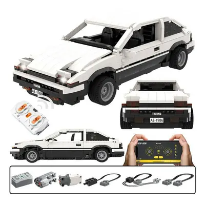 2.4G 1550PCS AE86 Drift RC Car App Control Building Block On-Road Vehicles