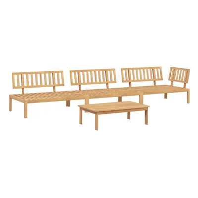 vidaXL Garden Pallet Sofa Set Piece Outdoor Pallet Sofa Solid Wood Acacia