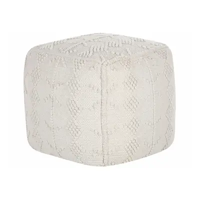 Cotton Pouffe x cm White WARANGAL