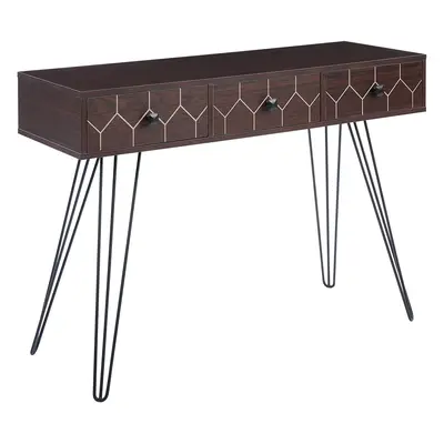 Console Table MALSALA Dark Wood