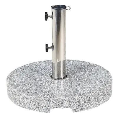 Round Granite Parasol Base Grey CEGGIA