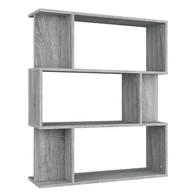 (Grey sonoma) vidaXL Book Cabinet/Room Divider Engineered Wood Home Stand Multi Colours