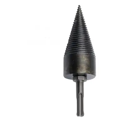 (Hex Shank) 1Pc 42mm HSS Round/Square/Hexagonal Shank Firewood Drill Bit Splitter Wood Split Con