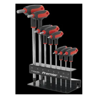 Ball-End Hex Key Set 8pc T-Handle Metric