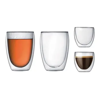 Bodum K4557-10 Double Wall Glasses - Transparent, Pack of