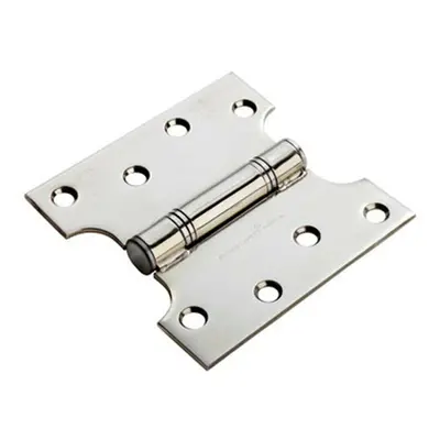 PAIR 101.6 x 101.6 x 3mm Parliament Hinge Bright Stainless Steel Internal Door