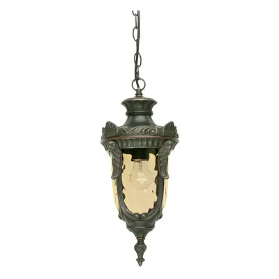 Outdoor IP44 Bulb Chain Lantern Old Bronze LED E27 100W