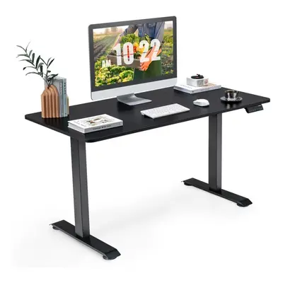 (140 x70 cm) Wood Desk Height Adjustable by Electric Motor Home Office