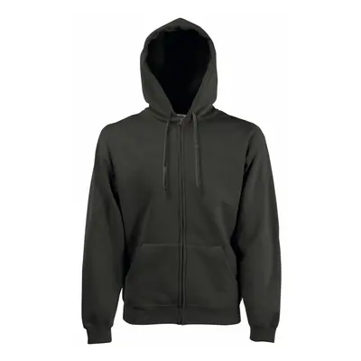 (XL, Charcoal) Fruit Of The Loom Mens Premium 70/30 Hooded Zip-Up Sweatshirt / Hoodie