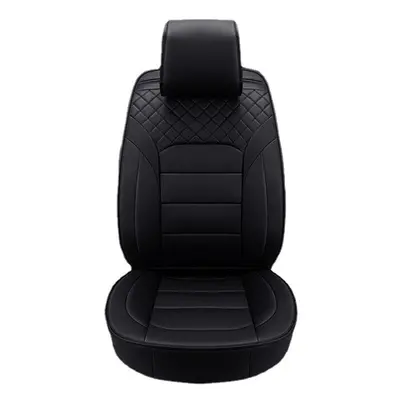 (Black Standard Edition) Luxury PU Leather Car Seat Cover Universal 5-Seat Full Set Seat Cover