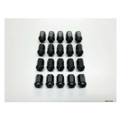 20 x Black Wheel Nut for Jeep Cherokee XJ / Comanche MJ WBHA/XJ/040A