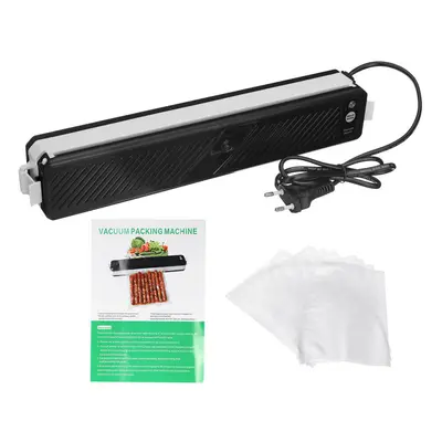 (Black) Commercial Food Saver Vacuum Sealer Machine Sealing System Preservation Storage