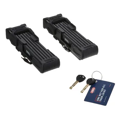 ABUS Bordo Folding Lock - Set of with Bracket - Hardened Steel Bicycle Lock - Keyed Alike - ABUS