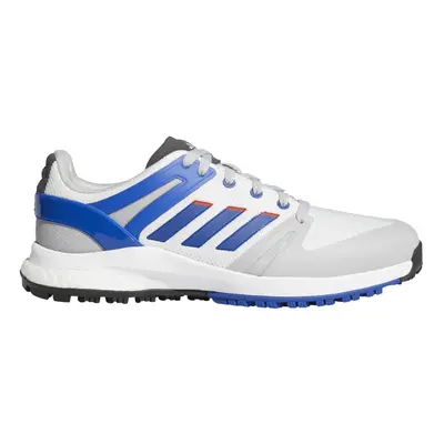 (UK 7, Ftwr White/Royal Blue/Grey) adidas Golf Mens EQT SL Lightweight Spikeless Sport Textile G