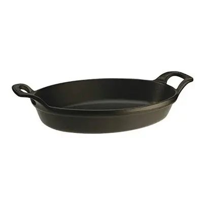 STAUB 40509-341-0 Oven dish Oval 28cm Black