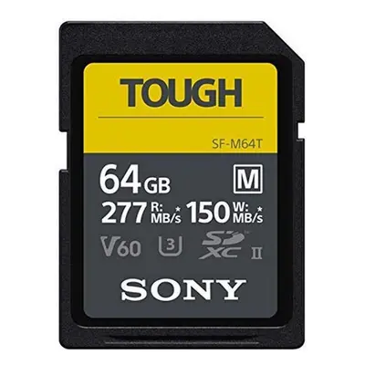 64GB SF-M series TOUGH specification UHS-II U3 V60 SDHC Digital Memory Card Card - Read 277MB/s 