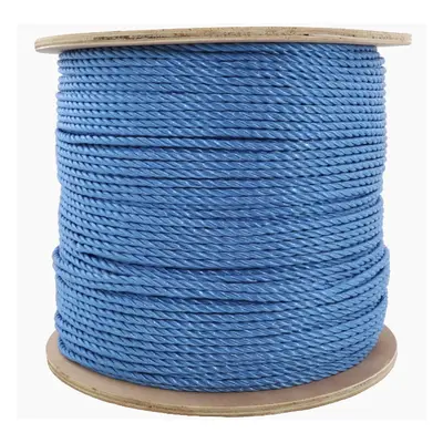 Yuzet Blue Polypropylene Rope 6m x 500mm Drum Cable pulling draw cord strapping