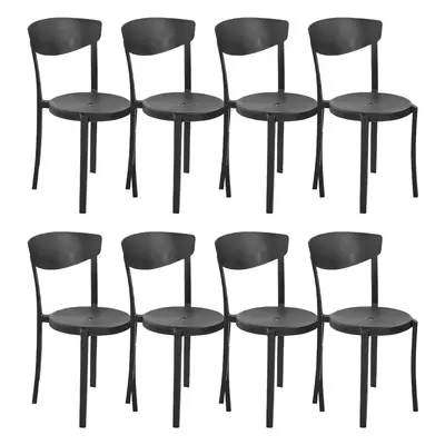 Set of Dining Chairs VIESTE Black