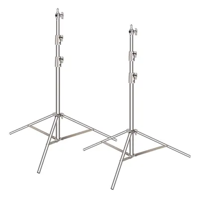 NEEWER Stainless Steel Photography Light Stand 260cm 2-Pack