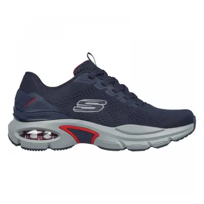 (8 (Adults')) Skech-Air Ventura | Navy/Red | Mens Slip On Trainers