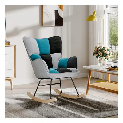 Tufted Upholstered Rocking Chair